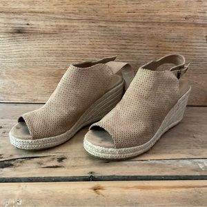 ESPRIT Wedge Open Toe Sandal 9.5